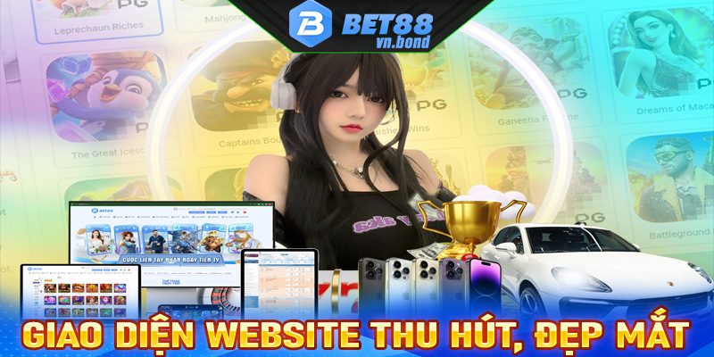 Thiết kế giao diện website thu hút, đẹp mắt